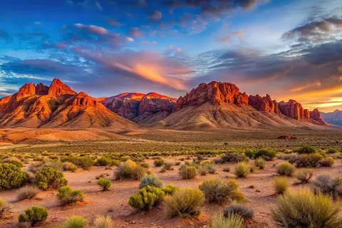 Photo of Red Rock Canyon, Hoover Dam, 7 Magic Mountains, Nelson Ghost Town