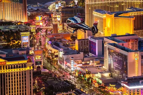 Photo of Las Vegas Strip Helicopter Night Flight