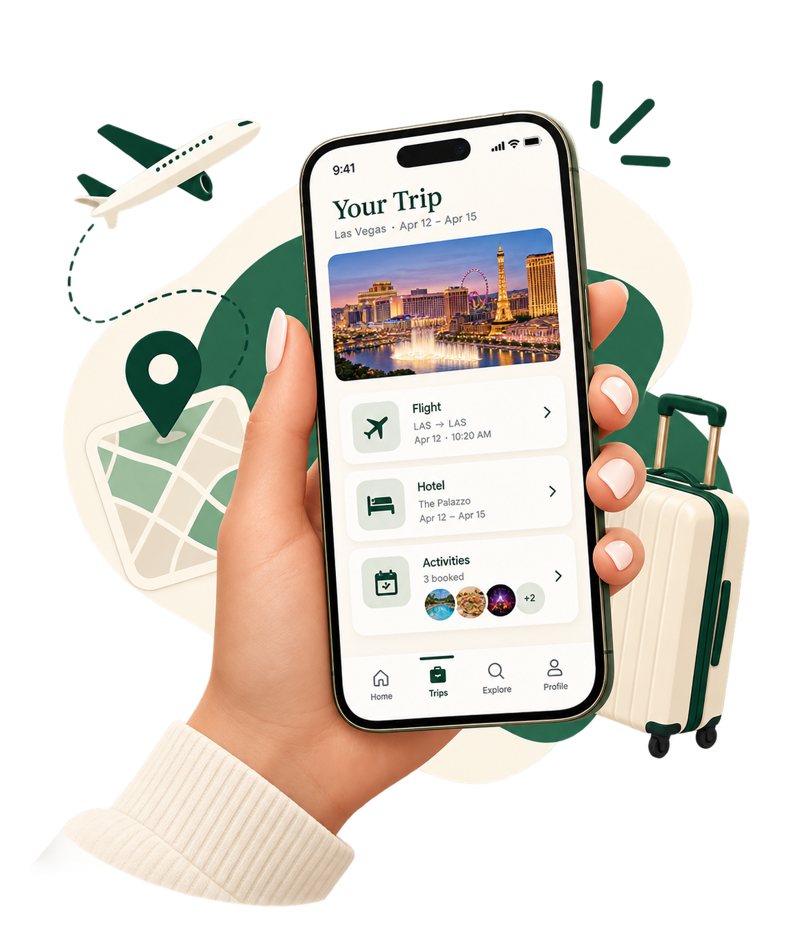 GlamBrandi mobile app on a phone
